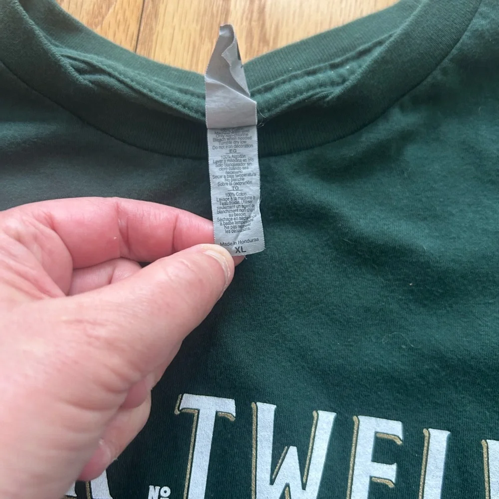 Proper No Twelve Irish Whiskey Green Short Sleeve T-Shirt Size XL - Picture 4 of 10
